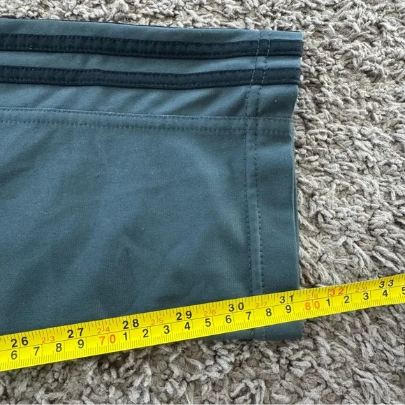 Adidas Track Pants Gray Stretch Tapered Fit Climalite Zip Legs L - Picture 7 of 8